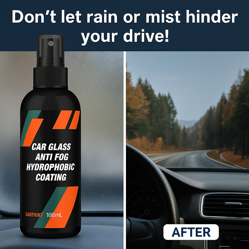 ✨ Buy 1 Get 1 Free 🎁 Car Glass Anti Fog Hydrophobic Coating
