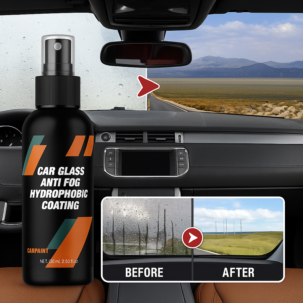 ✨ Buy 1 Get 1 Free 🎁 Car Glass Anti Fog Hydrophobic Coating
