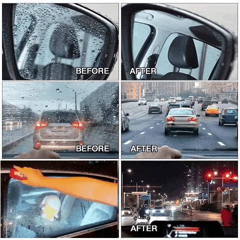 ✨ Buy 1 Get 1 Free 🎁  Car Glass Anti Fog Hydrophobic Coating