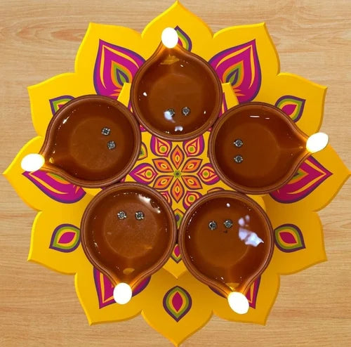 🌟 LED Water Sensor Diyas – Traditional Vibes with Modern Magic! 🌟(Pack of 6/12/18/24)